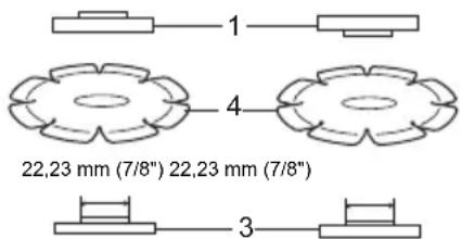 MAKITA GA5041CT01 - Modèle 115 mm (4-1/2") / 125 mm (5") / 150 mm (6") - 4
