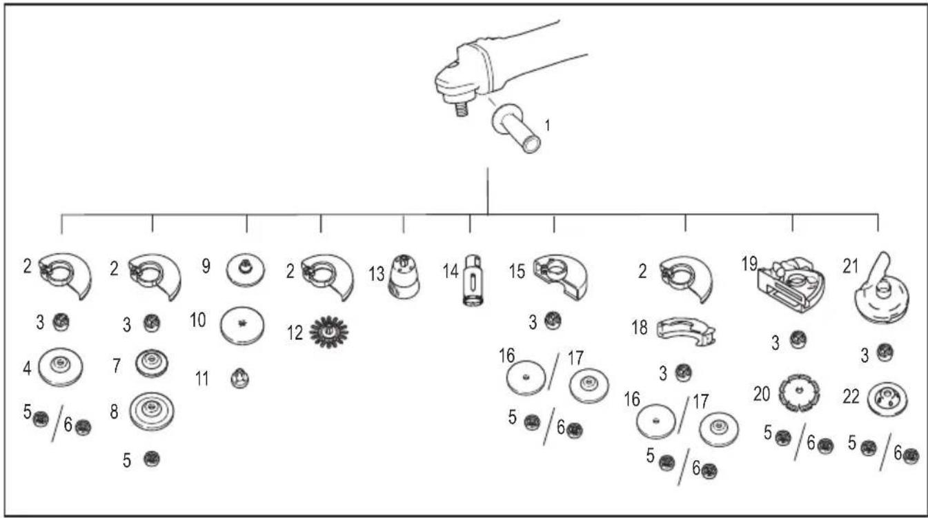 MAKITA GA5040R01 - Accesorios-optionales - 1