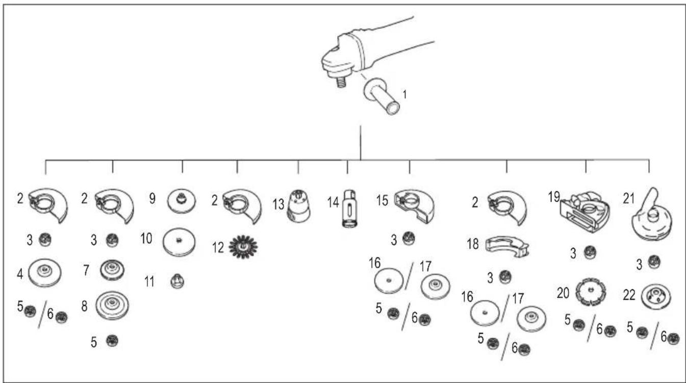MAKITA GA5040R01 - Optional accessory - 1