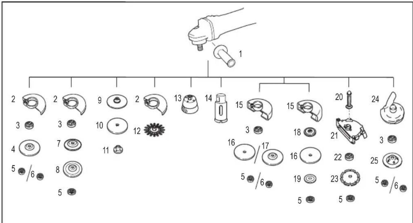 MAKITA DGA700 - Accessaire en option - 2