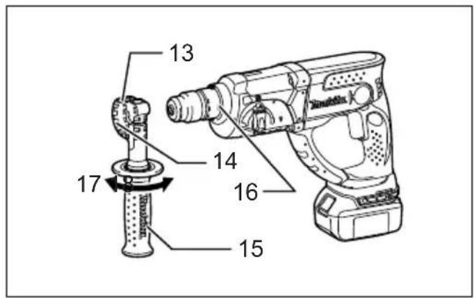 MAKITA DHR202RT1J - DHR202 - 10