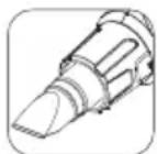 MAKITA HG6531CK - MONTEREN VAN HET JUISTE ACCESSOIRE (INDIEN VAN TOEPASSING) - 4