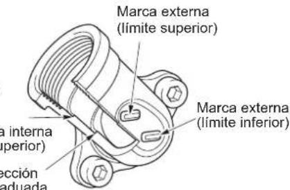 MAKITA EX2650LH - Punto 1 de la sustitución de aceite: "Tapa de aceite" - 2