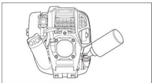 MAKITA EX2650LH - Tip 1 bij het verversen van de olie: "Olievuldop" - 4
