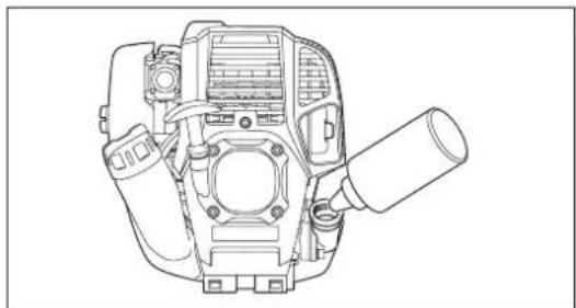 MAKITA EX2650LH - Punto 1 della sostituzione dell'olio - "Tappo dell'olio" - 4