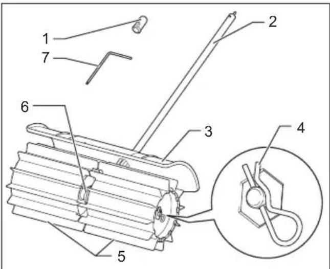 MAKITA 1993185 - Tahrikli süpürge ek parçası - 1