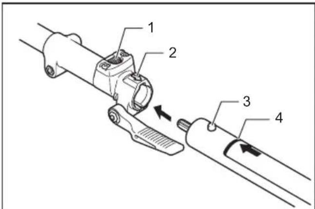 MAKITA 1993185 - Montaggio del tubo degli accessori - 2