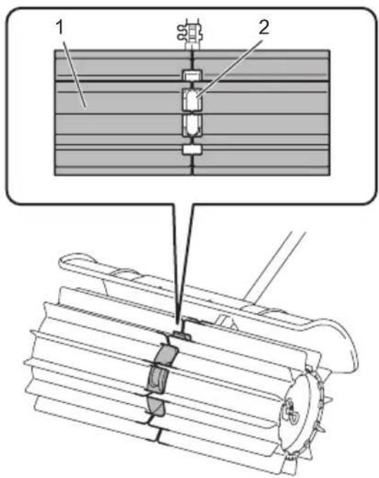 MAKITA 1993185 - Replacing the brushes or sweep drums - 2