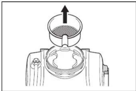 MAKITA PM7651H - Limpieza del colador del deposito de solución - 1