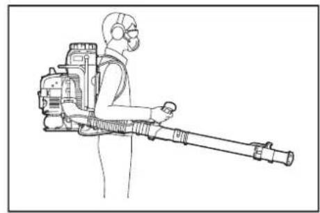 MAKITA PM7651H - Operação do nebulizador - 1