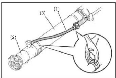 MAKITA PM7651H - Replacement of solution hose - 2