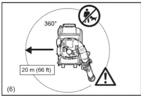 MAKITA PM7651H - Starting up the mist blower - 1