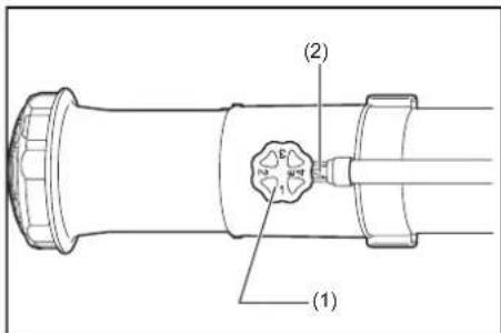 MAKITA PM7651H - Molette de réglage du débit de liquide - 4