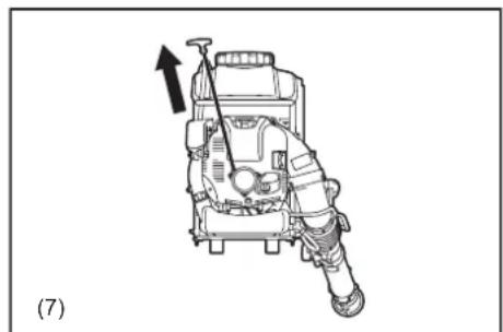 MAKITA PM7651H - Arranque del pulverizador - 2