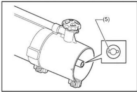 MAKITA PM7651H - Cambio de la boquilla por una boquilla de descarga de solución de poco caudal (accesorio optional) - 2