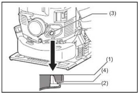 MAKITA PM7651H - Überprüfen und Nachfüllen von Motoröl - 1