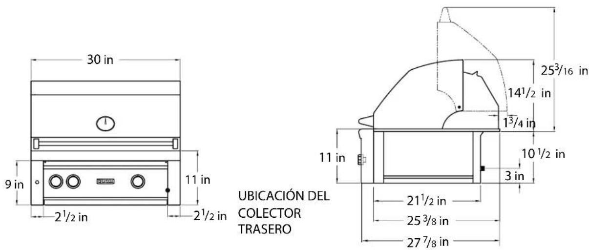 VIKING VGIC53024BSMLP - DIMENSIONES - 1