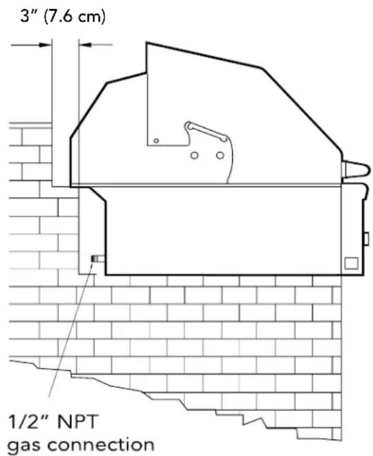 VIKING VGIC53024BSMLP - REAR HOOD CLEARANCE - 1