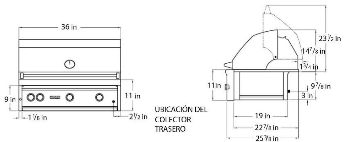 VIKING VGIC53024BSMLP - DIMENSIONES - 4