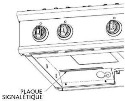 Hestan KRT484GDNGTQ - PLAQUE signalétique - 1
