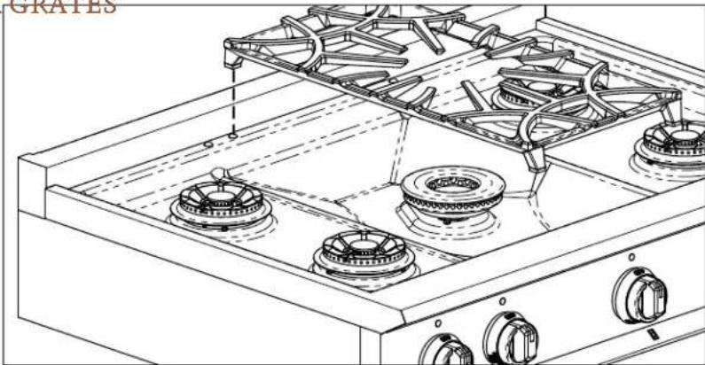 Hestan KRT484GDNGTQ - BURNER GRATES BURNER GRATES - 1