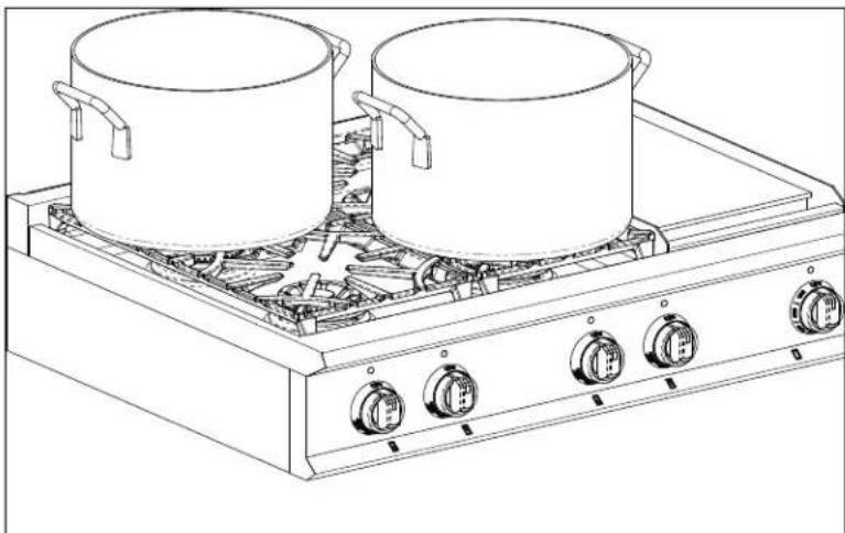 Hestan KRT484GDNGTQ - ASPECT des flammes de gaz - 1