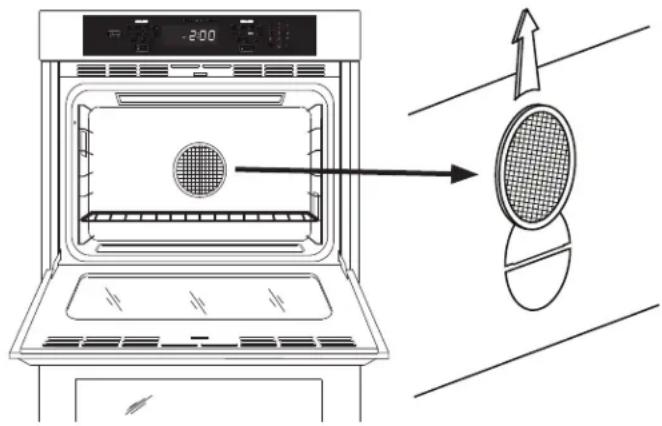 Dacor RNWO130PW - Removing your oven's convection filter... - 1