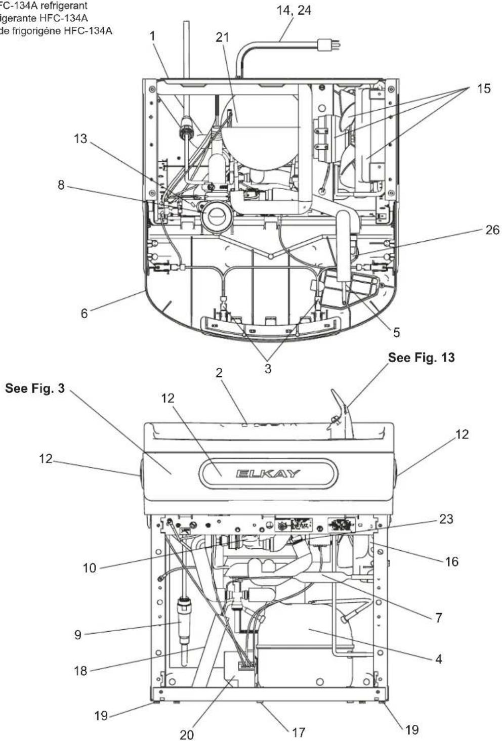 Elkay LKWOBG1418SS - EZ™ &amp; LZ™ Series Bottle Filling Stations &amp; Coolers - 2