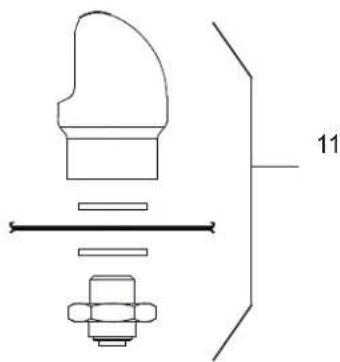 Elkay LKWOBG1418SS - Interrupteurs derrière le bouton-poussoir - 6