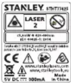STANLEY TLM30 - WARNING: - 1