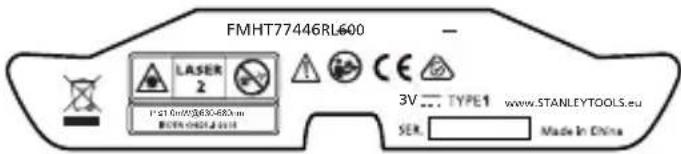 STANLEY Fatmax FMHT77449 - OPOZORILO: - 1