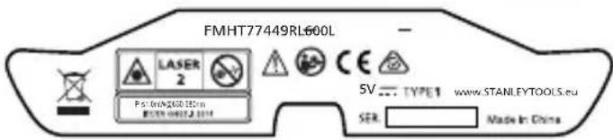 STANLEY Fatmax FMHT77447 - ATENÇA: - 2