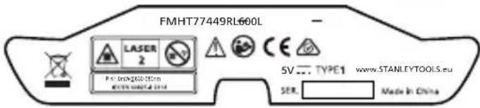STANLEY Fatmax FMHT77447 - OPOZORILO: - 2