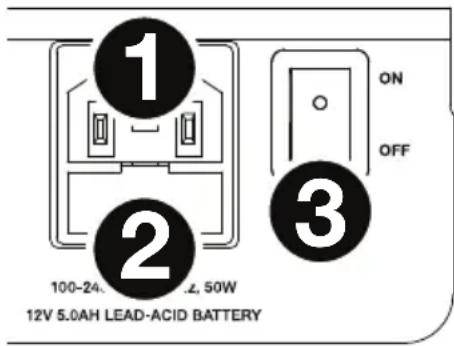 ALESIS TransActive Wireless 2 - Rear Panel - 1