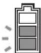 MAKITA DCU180Z - Indica la carica residua della batteria sull'alloggiamento delle batterie - 2