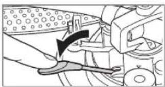 TECHNICS SL1200MK7R - Abaissez lentement le levier de positionnement du bras. Le bras de lecture s'abaisse lentement. - 1
