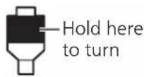 TECHNICS SL1200MK7R - Free the tone arm from the arm rest and adjust horizontal balance by turning the balance weight. - 1
