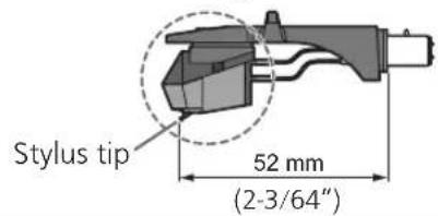 TECHNICS SL1200MK7R - Adjust the overhang. - 1