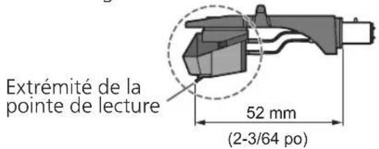 TECHNICS SL1200MK7R - Réglez le porte-à-faux. - 1