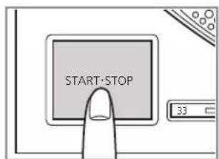 TECHNICS SL1200MK7R - Appuyez sur [START-STOP]. La rotation du plateau s'amorce. - 1