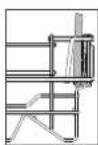 HOTPOINT HI 3010 - SPONDE RIBALTABILI CON POSIZIONE REGOLABILE - 2
