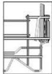 HOTPOINT HI 5030 WEF - SUJECCIONES PLEGABLES CON POSICION AJUSTABLE - 1