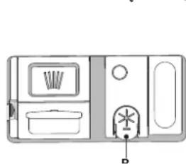 HOTPOINT HI 5030 WEF - NAPEŁNIANIE DOZOWNIKA PŁYNU NABŁYSZCZAJACEGO - 1