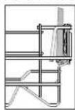HOTPOINT HI 5030 WEF - FOLDABLE FLAPS WITH ADJUSTABLE POSITION - 1