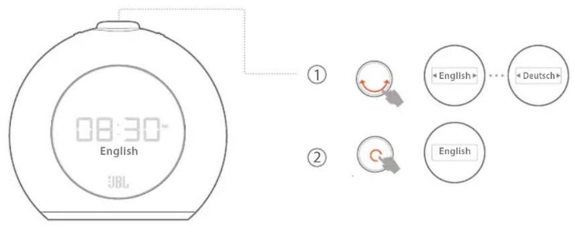 JBL Horizon 2 - LANGUAGE SETTING - 1