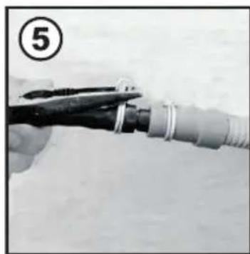 HOOVER LINK XCARE HLX H8A2TES - Fit the hose as follows - 3