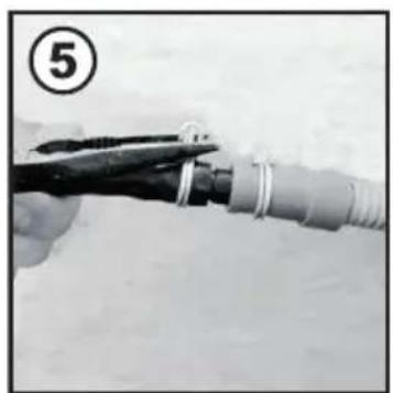 HOOVER LINK XCARE HLX H8A2TES - Fixez le tuyau flexible de laASFTE: - 5