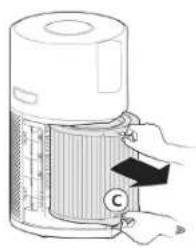 HOOVER HPURIFIER 300 HHP30C001 - MODALITÀ SLEEP [Fig. 8]: - 2