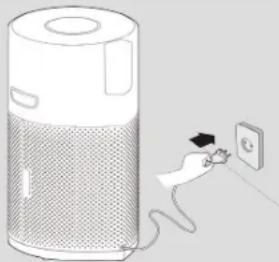 HOOVER HPURIFIER 300 HHP30C001 - REŽIM MAX [Obr. 7]: - 1
