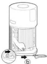 HOOVER HPURIFIER 300 HHP30C001 - Cleaning / Replacing the Filter: [Fig. 14] - 2